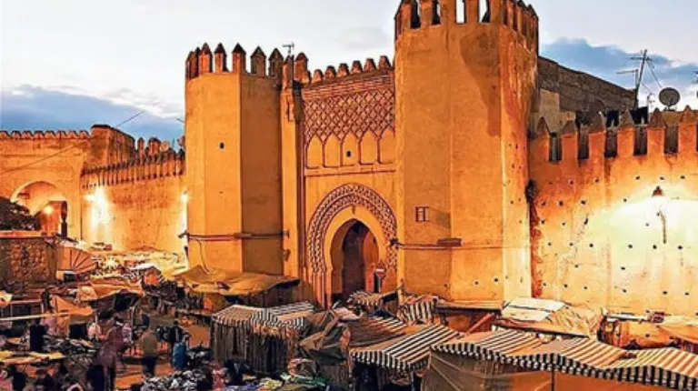 Fes to Marrakech Desert Tour 4 Days 4 Medina of Fez UNESCO World Heritage site explored with Morocco Fun Tours cultural travel experience.