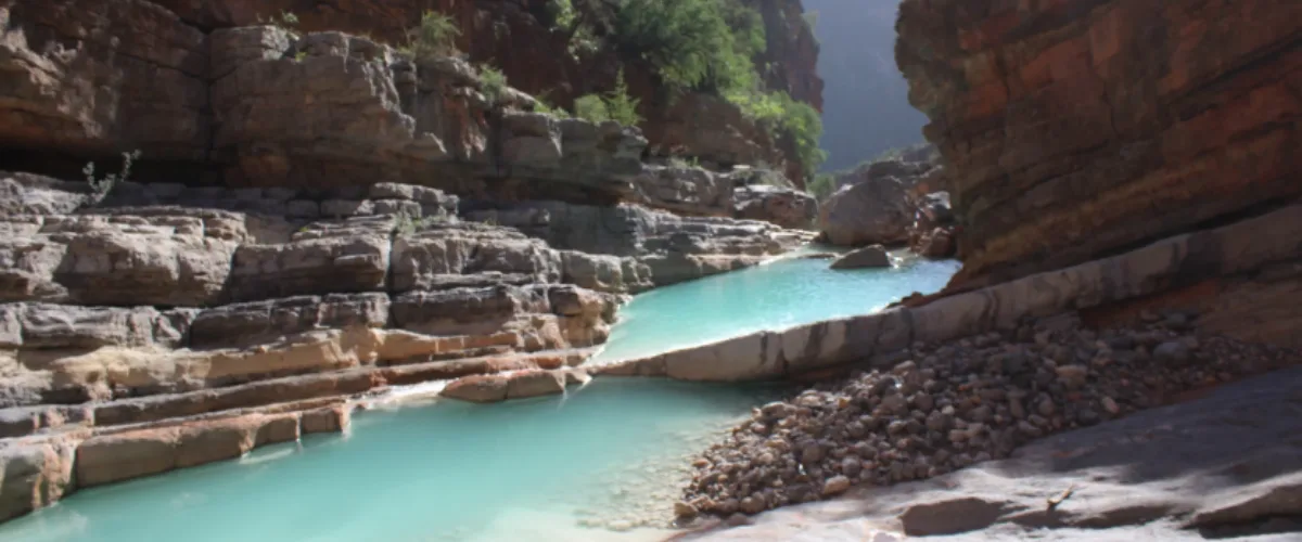 Paradise Valley Agadir reveals crystal pools and palm-lined cliffs in Morocco’s High Atlas, offering refreshing natural scenery near coastal Agadir.