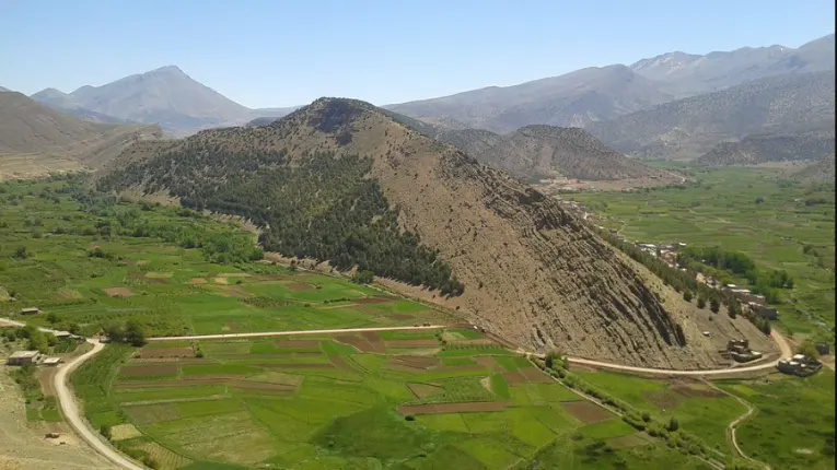 M'Goun Massif in Atlas Mountains with rugged peaks, remote valleys, and scenic routes ideal for extended trekking adventures